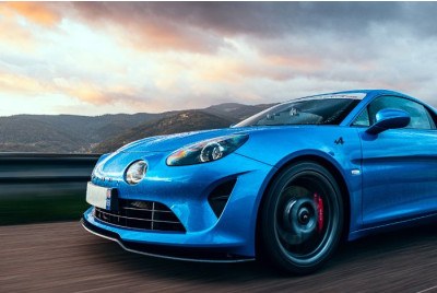 Conduite en Alpine A110S sur route - Colmar
