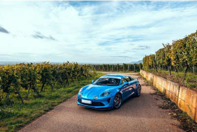 Conduite en Alpine A110S sur route - Colmar