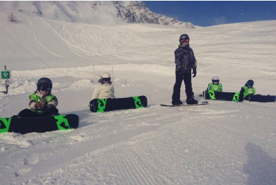Cours de Snowboard Freeride - Vars (05)