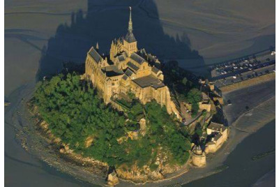 Baptême hélicoptère - Mont-Saint-Michel