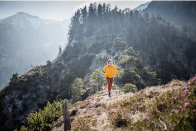 Ma séance de course Trail avec Elise Poncet près du Mont-Blanc