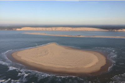 Vol panoramique en hélicoptère depuis Arcachon