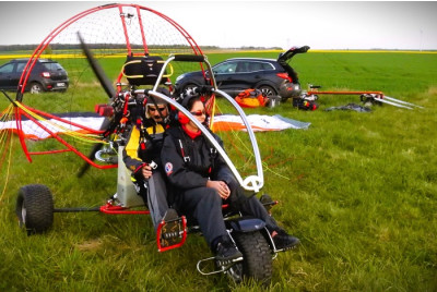 Vol d'initiation au pilotage en ULM Paramoteur "biplace" - Nancy