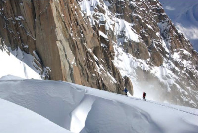 Descente en ski La Vallée Blanche - Mont-Blanc