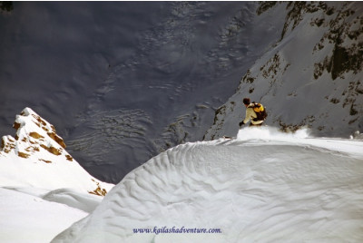 Descente en ski La Vallée Blanche - Mont-Blanc