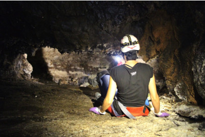 Spéléologie et Tyrolienne - Tunnel de lave du Bassin Bleu - La Réunion