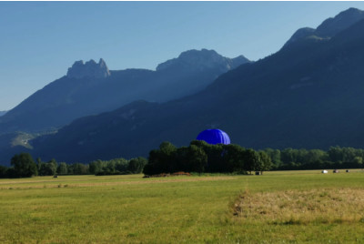 Vol en montgolfière au Lac d'Annecy