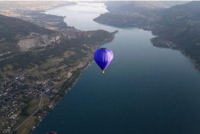 Vol en montgolfière au Lac d'Annecy
