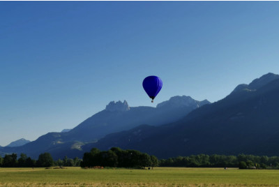 Vol en montgolfière au Lac d'Annecy
