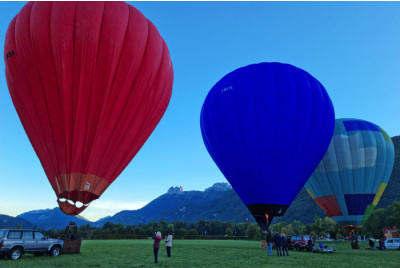 Vol en montgolfière au Lac d'Annecy