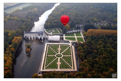 Baptême en Montgolfière au château de Chenonceau