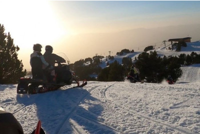 Randonnée en Motoneige à Chamrousse proche Grenoble
