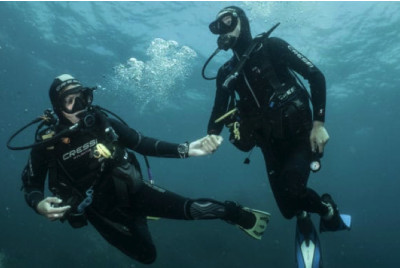 Plongée sous-marine débutant encadrée à Sainte-Maxime