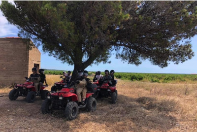 Randonnée quad - proche de Perpignan