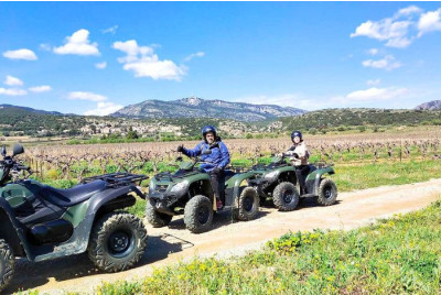 Randonnée & Initiation en Quad près de Clermont l'Hérault ou Béziers