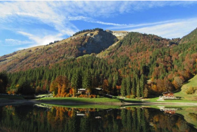Randonnée pédestre au coucher de soleil - Morzine