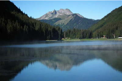 Randonnée pédestre au coucher de soleil - Morzine