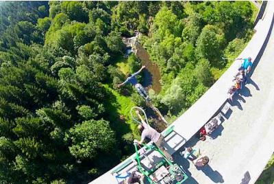 Saut à l'élastique Viaduc de la Recoumène - proche du Puy en Velay