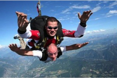 Saut en parachute tandem - proche de Grenoble