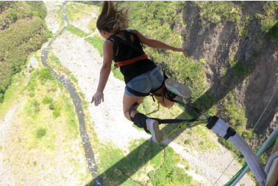 Saut à l'élastique de 115 mètres - La Réunion