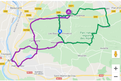 Balade touristique en vélo électrique - Saint Rémy de Provence
