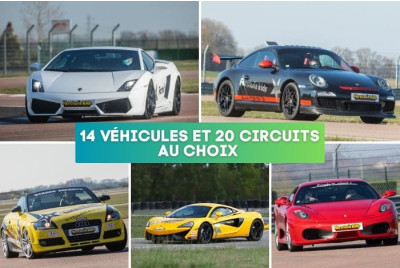 Stage de Pilotage enfant de 6 à 18 ans sur 20 circuits & 14 voitures au choix 