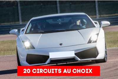 Stage de Pilotage enfant en Lamborghini Gallardo dès 13 ans - 20 circuits au choix