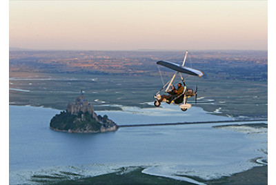 Baptême en ULM Pendulaire - Mont-Saint-Michel