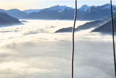 Vol en montgolfière au Lac d'Annecy