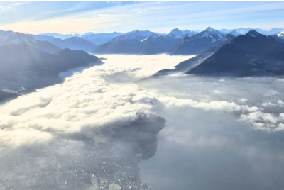 Vol en montgolfière au Lac d'Annecy
