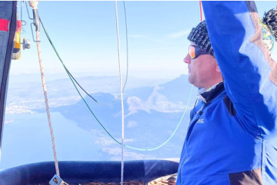 Vol en montgolfière au Lac d'Annecy