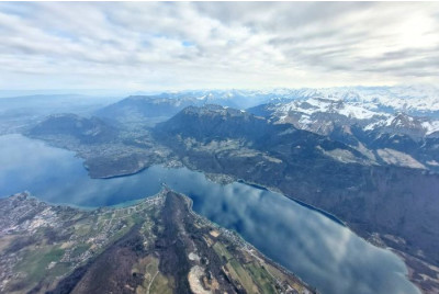 Vol en montgolfière au Lac d'Annecy