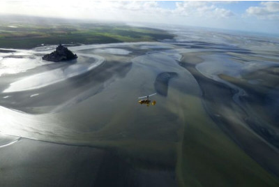 Vols DUO en ULM Pendulaire ou Autogire autour du Mont-Saint-Michel