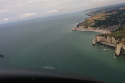 Vol avion à frais partagés vers Le Mont-Saint-Michel ou Les Falaises d'Etretat - Coavionnage