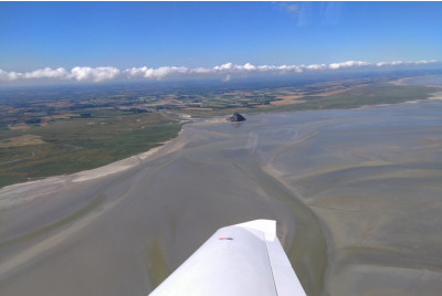 Vol avion à frais partagés vers Le Mont-Saint-Michel ou Les Falaises d'Etretat - Coavionnage