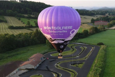 Baptême en montgolfière au Puy-en-Velay - de 1 à 6 personnes