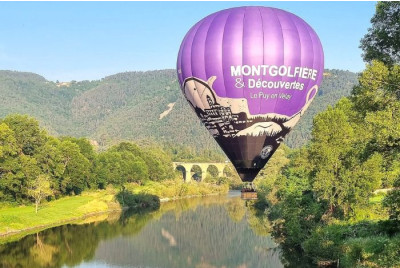 Baptême en montgolfière au Puy-en-Velay - de 1 à 6 personnes