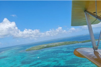 Vol en ULM Hydravion au dessus de la Guadeloupe et ses îles