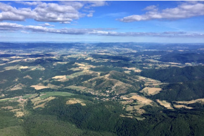 Baptême de l'air en ULM en Lozère