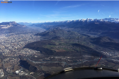 Vol en avion léger ULM multiaxes - Grenoble 