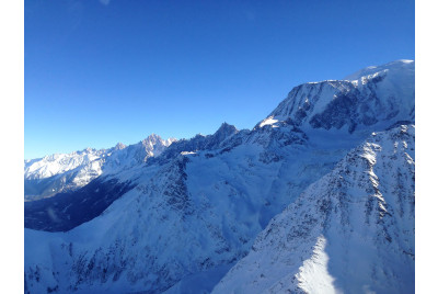 Baptême hélicoptère au Mont-Blanc - Megève