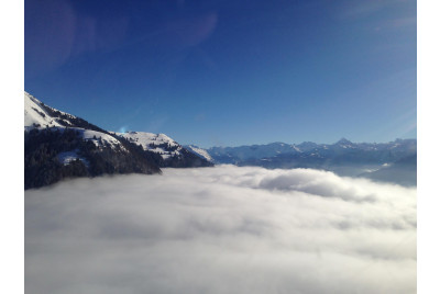 Baptême hélicoptère au Mont-Blanc - Megève