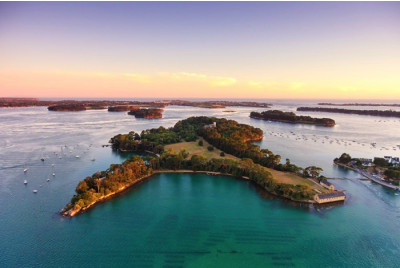 Vol en hélicoptère autour du Golfe du Morbihan