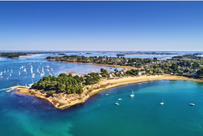 Vol en hélicoptère autour du Golfe du Morbihan