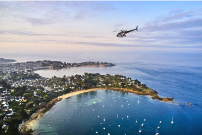 Vol en hélicoptère autour du Golfe du Morbihan