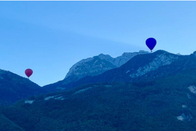 Vol en montgolfière au Lac d'Annecy