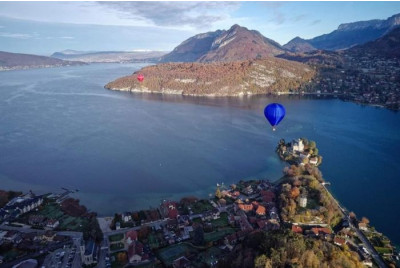 Vol en montgolfière au Lac d'Annecy