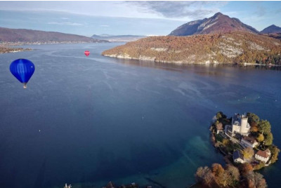 Vol en montgolfière au Lac d'Annecy