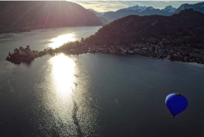 Vol en montgolfière au Lac d'Annecy