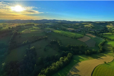 Baptême en Montgolfière - Montrond-les-Bains et la Plaine du Forez